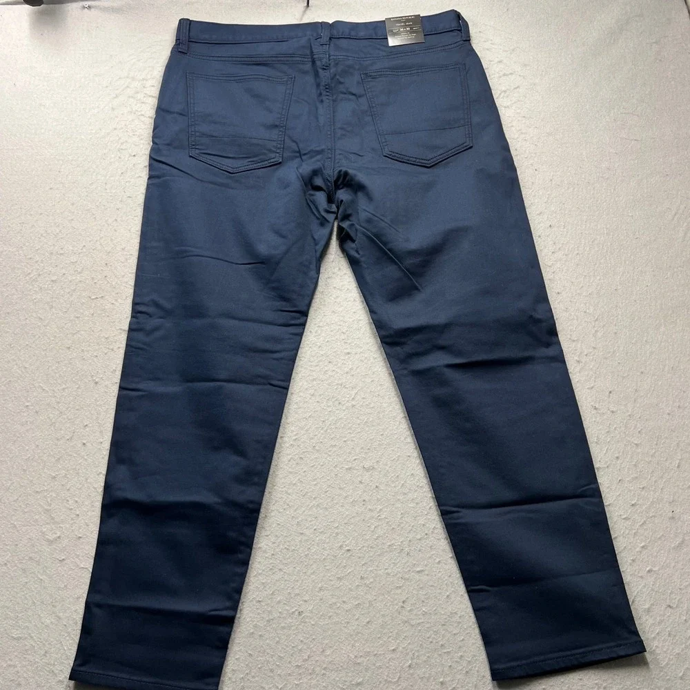 Banana Republic Travel Jean Mens 36x30 Athletic Fit Navy Blue NWT 589223-02-1